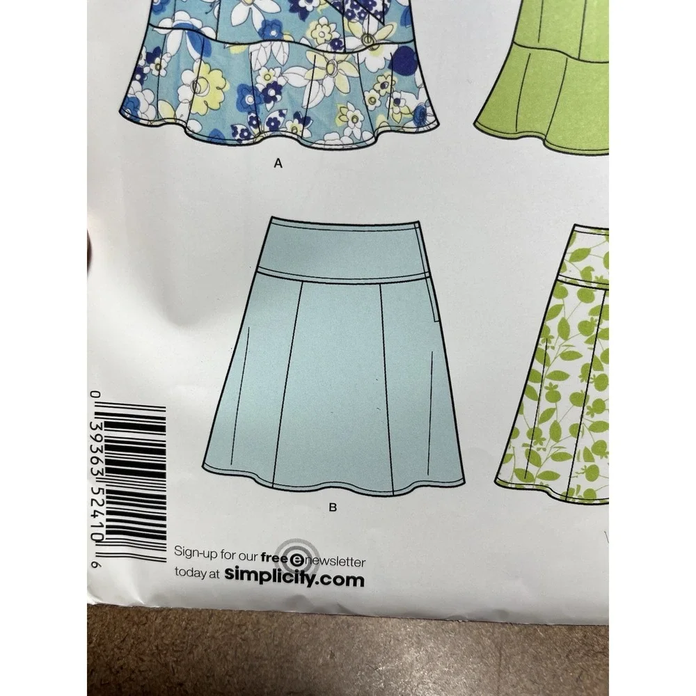 Simplicity 2410 Uncut Sewing Pattern Ladies Skirt Sizes 8-18